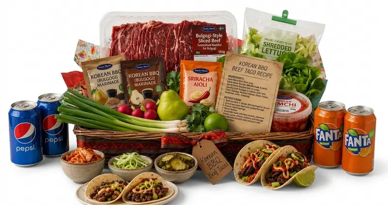 Koreansk BBQ Fusion Taco Kit (Endast leverans i Stockholm)