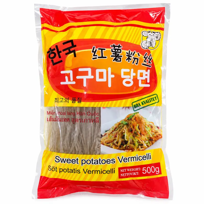 Koreanska Sötpotatisglasnudlar 500g