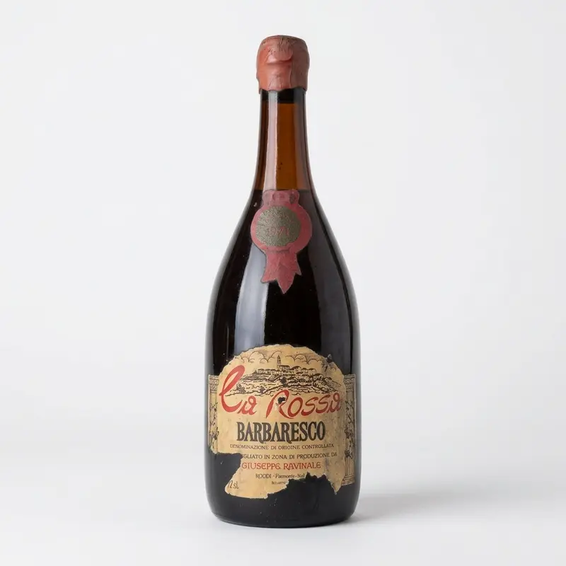 La Rossa Barbaresco Giuseppe Ravinale 1971