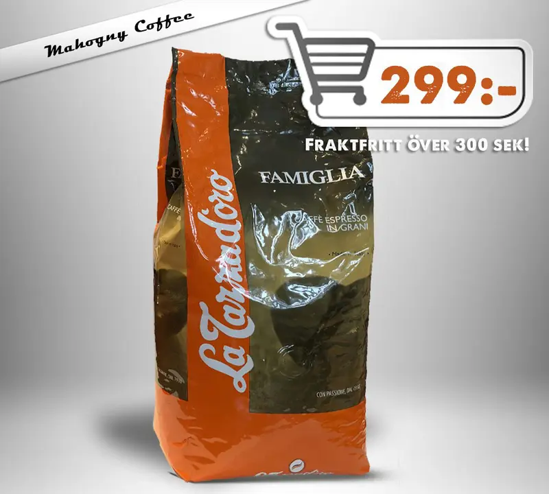 La Tazza d-oro - Famiglia, hela bönor, 1000g