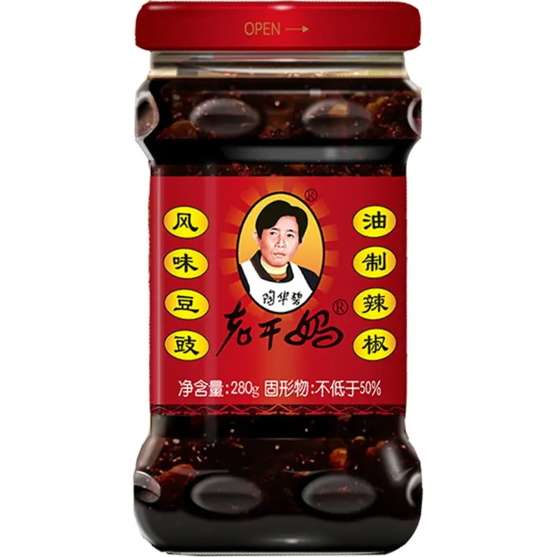 Lao gan ma Black bean chilli sauce 老干妈风味豆豉油制辣椒 280G