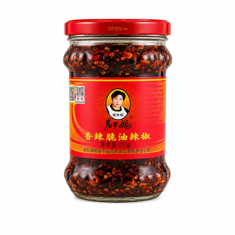 Lao Gan Ma Krispig Chiliolja 210 g