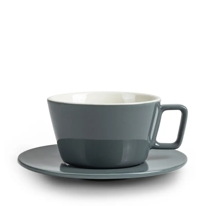 Lattekopp m/ fat 35cl Grå- Peakabrew