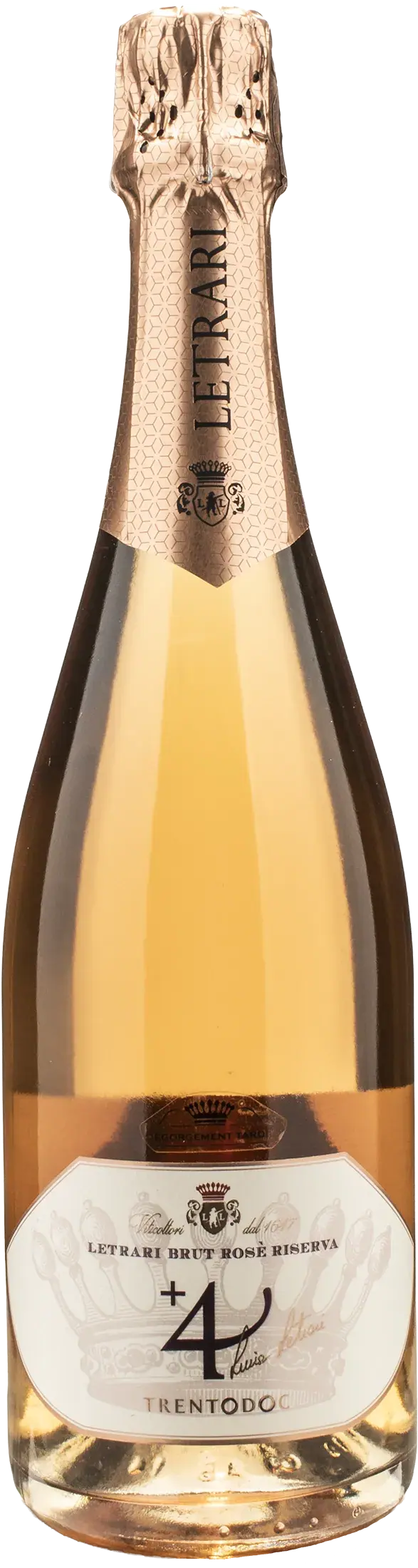 Letrari Trento Brut Rosè +4 Riserva 2015