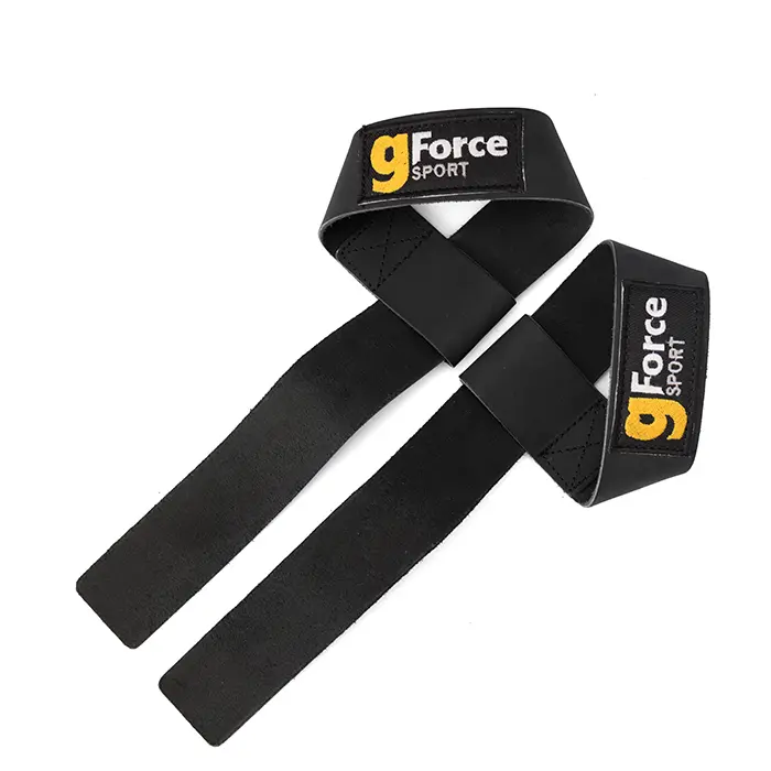 Lifting Straps Läder Svart