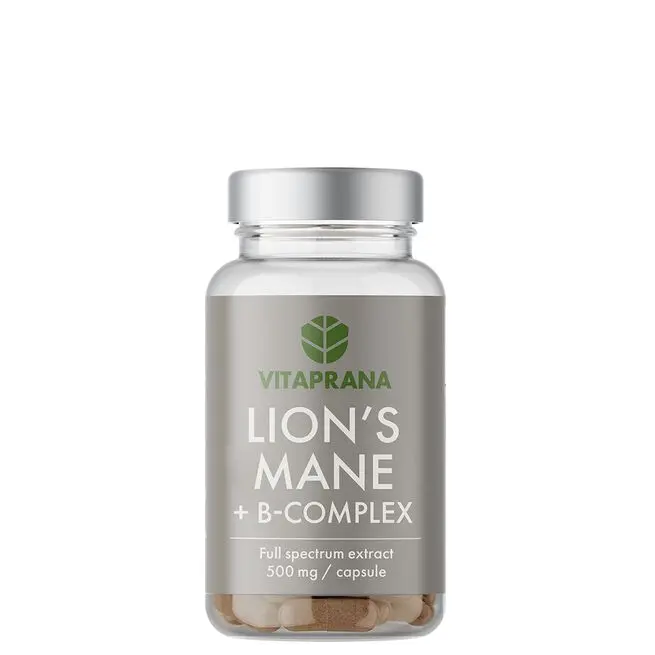 Lions Mane + B-komplex 50 kapslar