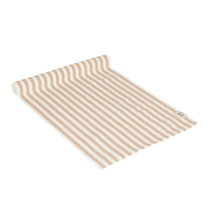 Löpare Randig Beige
