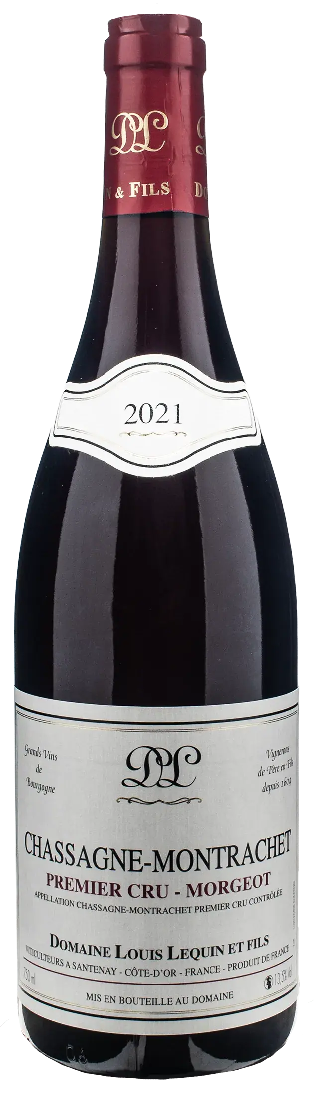 Louis Lequin & Fils Chassagne Montrachet Rouge 1er Cru Morgeot 2021