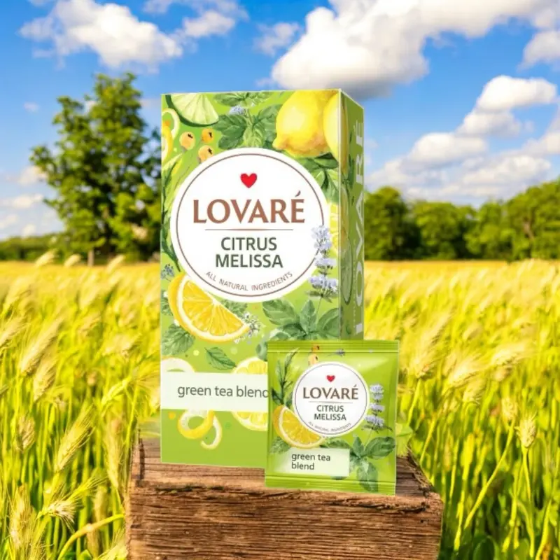Lovaré Citrus Melissa Tea 24st tepåsar 48g