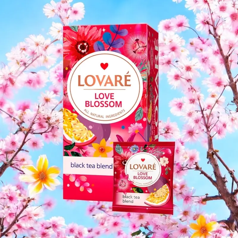 Lovaré Love Blossom Tea 24st tepåsar 48g