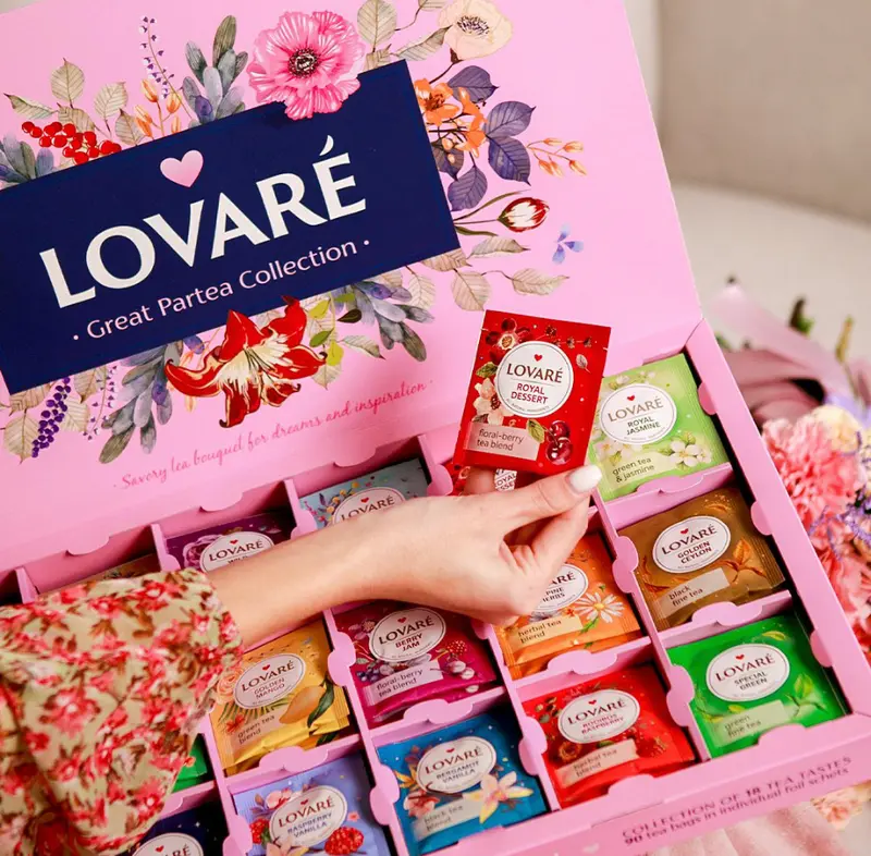 Lovaré Presentask Great Partea  90st tepåsar 180g