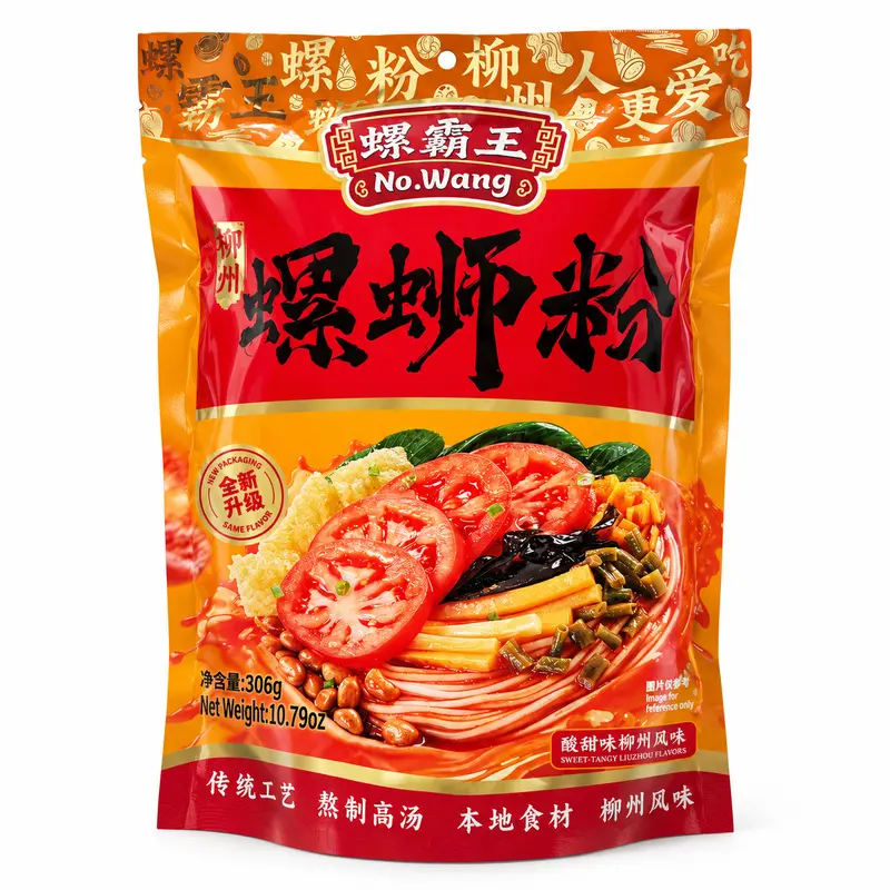 Luo Ba Wang Tomatsmakande Risnudlar från Liuzhou (Luosifen) 306g