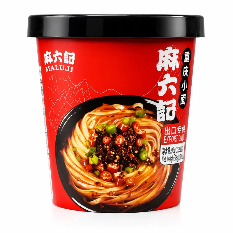 Maliuji Chongqing Nudlar Stark & Kryddig Smak 95g