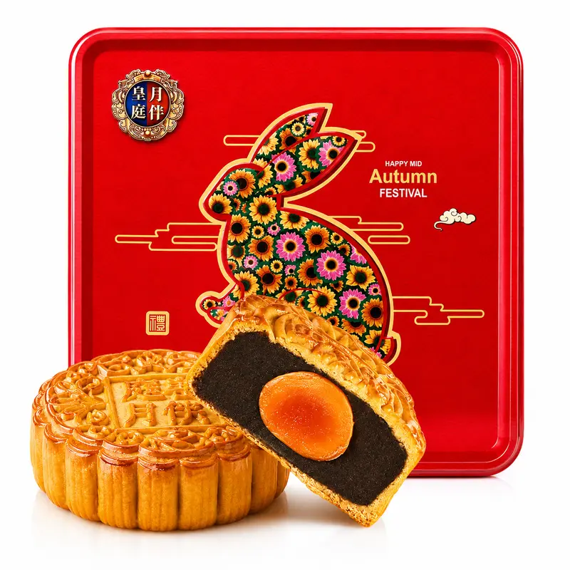 Månkakor med rödbönspasta och en saltad äggula 4-pack 750g