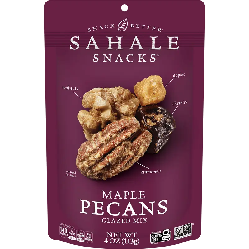 Maple Pecans Glazed Mix Nut Blend - 4 oz. Pouch