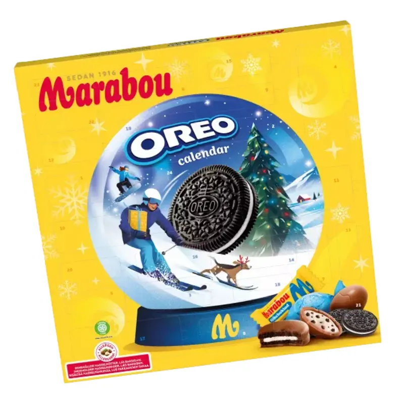 Marabou Oreo Julkalender 275g (Förhandsbokning)