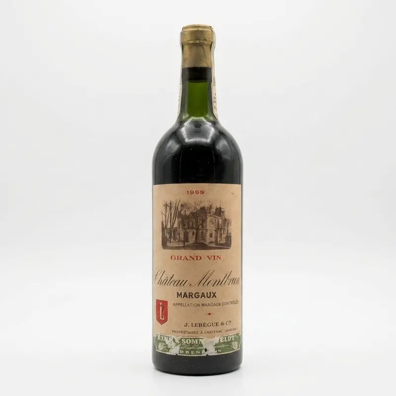 Margaux Château Montbrun / J. Lebègue & Cie 1959