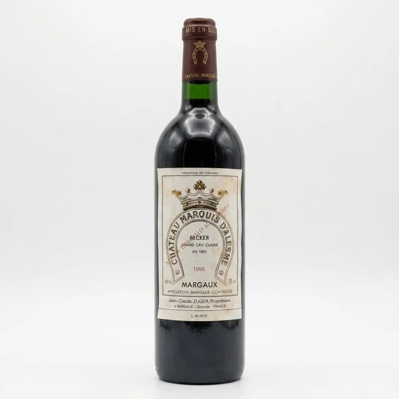 Margaux Grand Cru Classé en 1855 Château Marquis d'Alesme Becker 1995