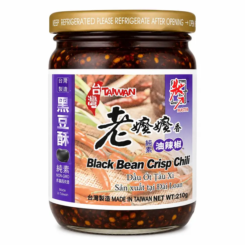 Master Krispig Chiliolja med Svarta Bönor 210g