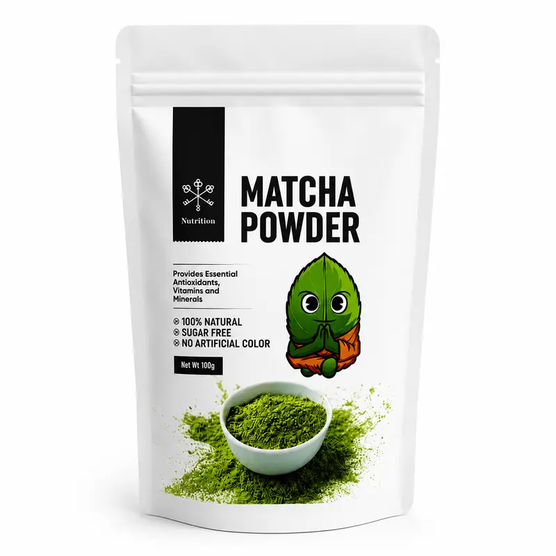 Matcha Powder 100 g – 100 % Naturligt Grönt Tepulver