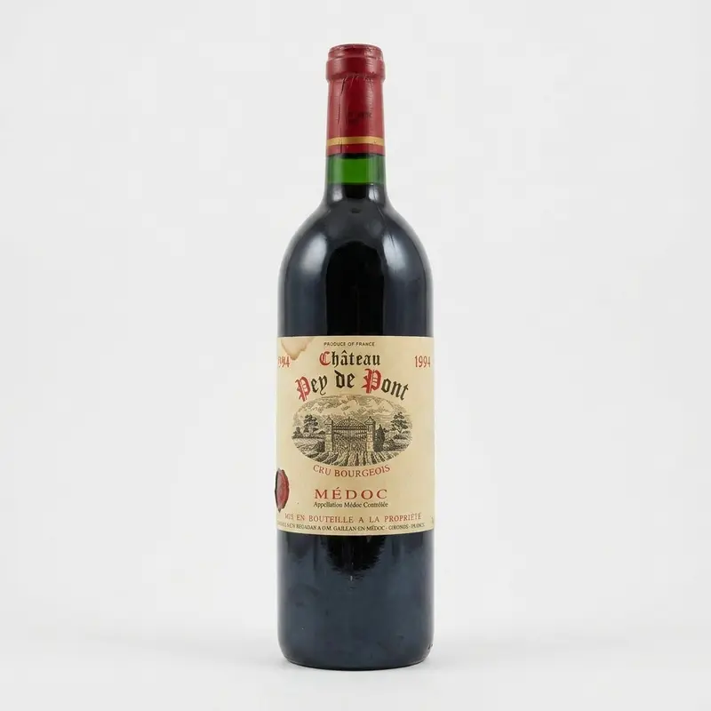 Médoc Cru Bourgeois Château Pey de Pont 1994