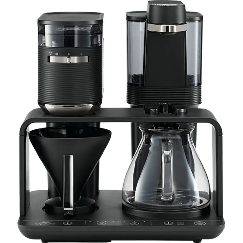 Melitta 021941 Kaffebryggare EPOS med kvarn Black/CHROME