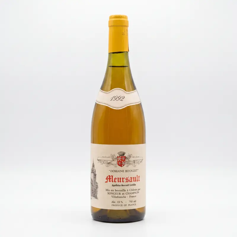 Meursault Domaine Bitouzet 1992