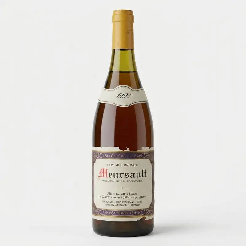 Meursault Domaine Brunet 1991