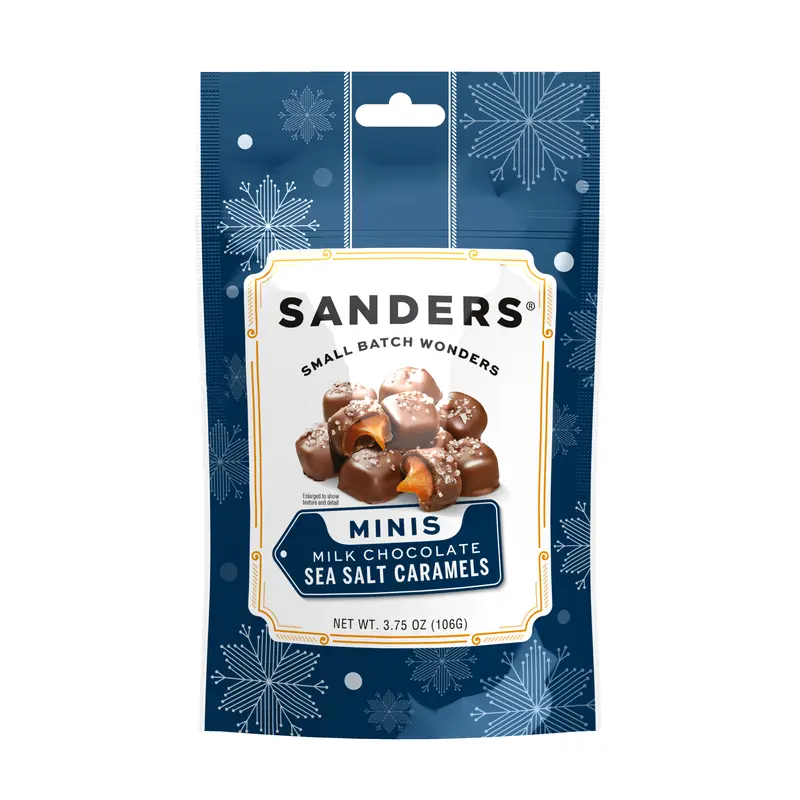 Milk Chocolate Sea Salt Caramel Holiday Minis