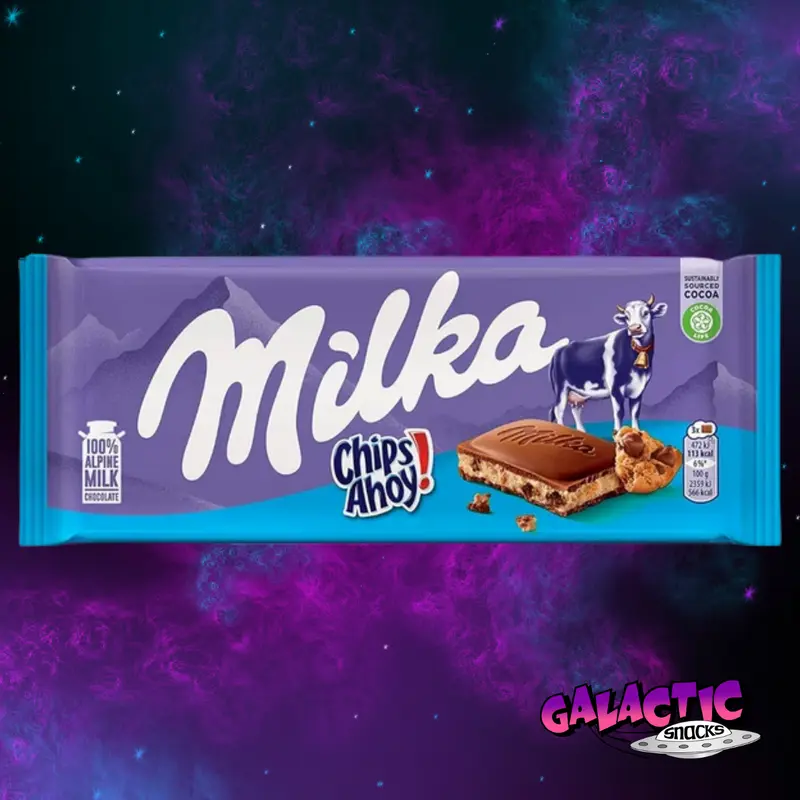 Milka Chips Ahoy! Chocolate Bar - 100g (Germany)