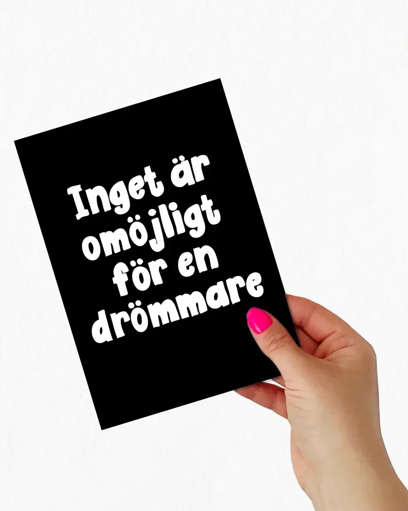 Mini poster | Drömmare