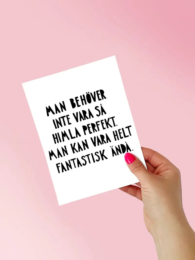 Mini poster | Fantastisk