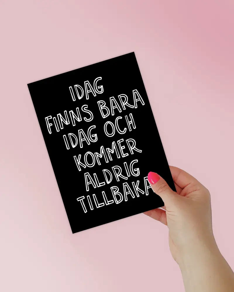 Mini poster | Idag