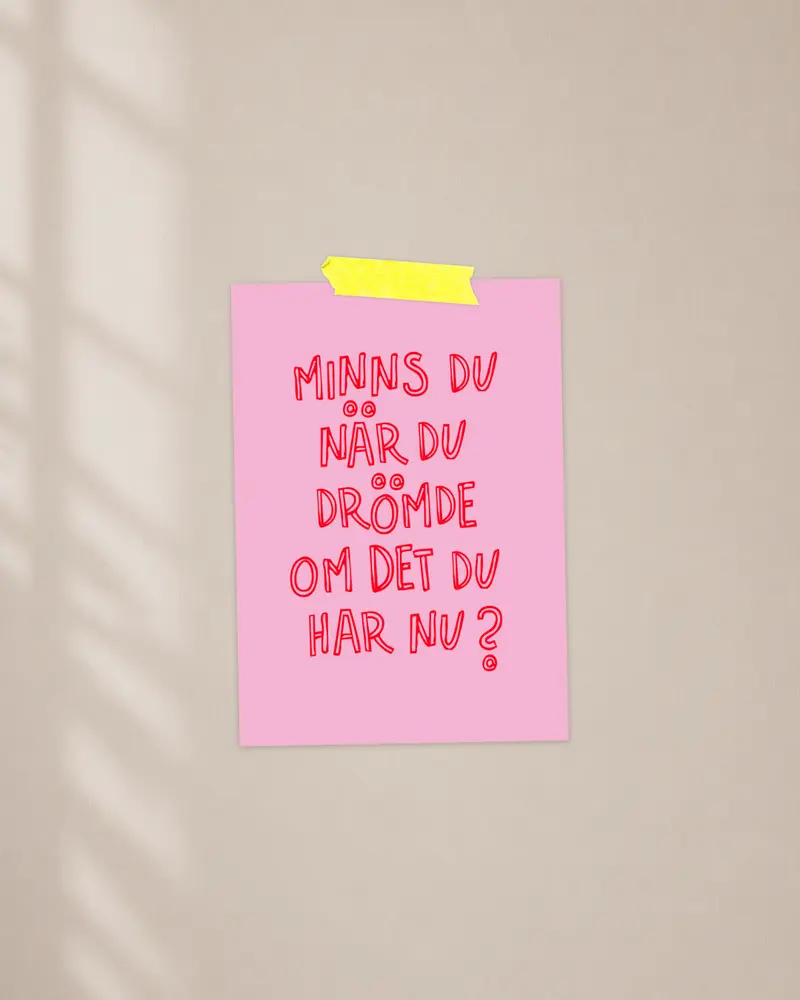 Mini poster | Minns du