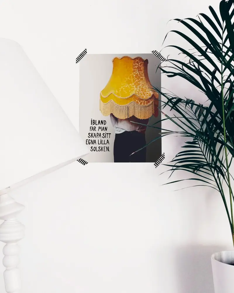 Mini poster | Solsken