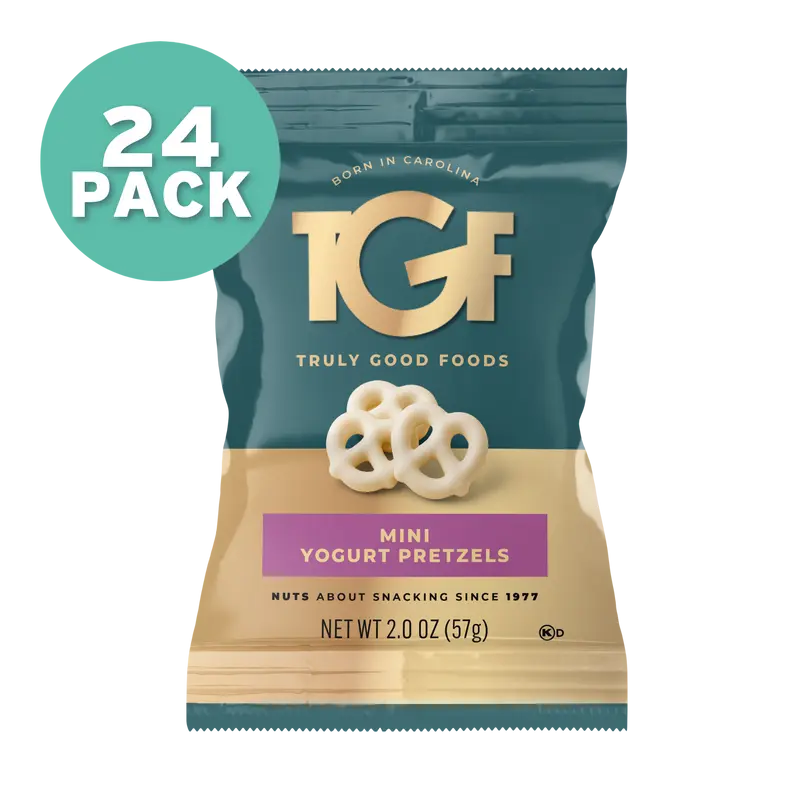Mini Yogurt Pretzels – 24 pack, 2oz snack bags