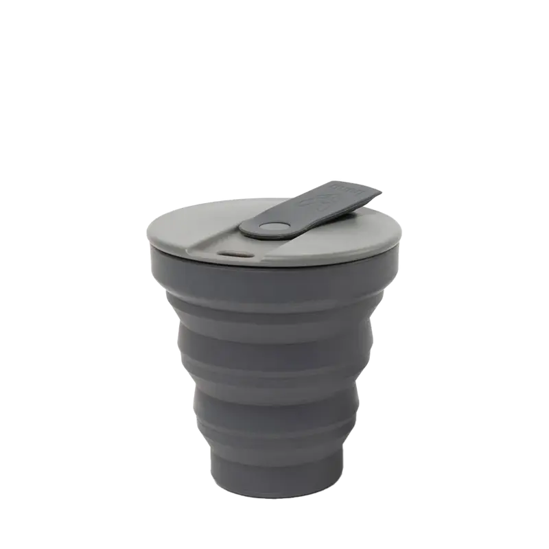 Mugg Återanvändbar/vikbar. 12oz, No Box - Charcoal - Hunu