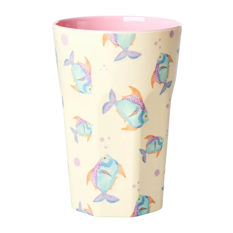 Mugg stor Cream Fish