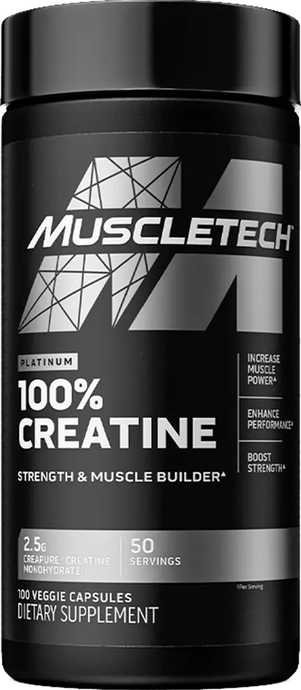MuscleTech Platinum 100% Creatine Monohydrate - 100 caps