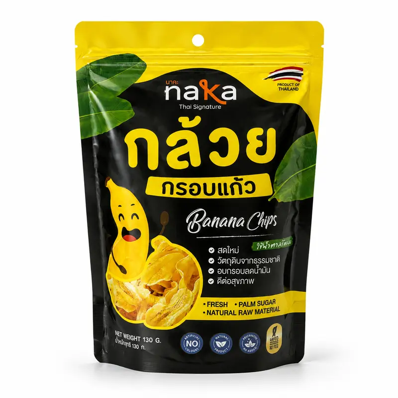 Naka bananchips 130g