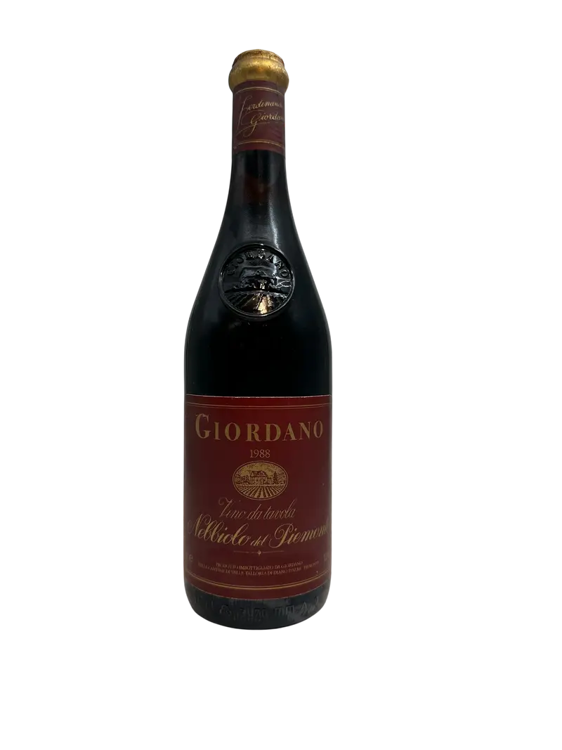 Nebbiolo del Piemonte Giordano 1988