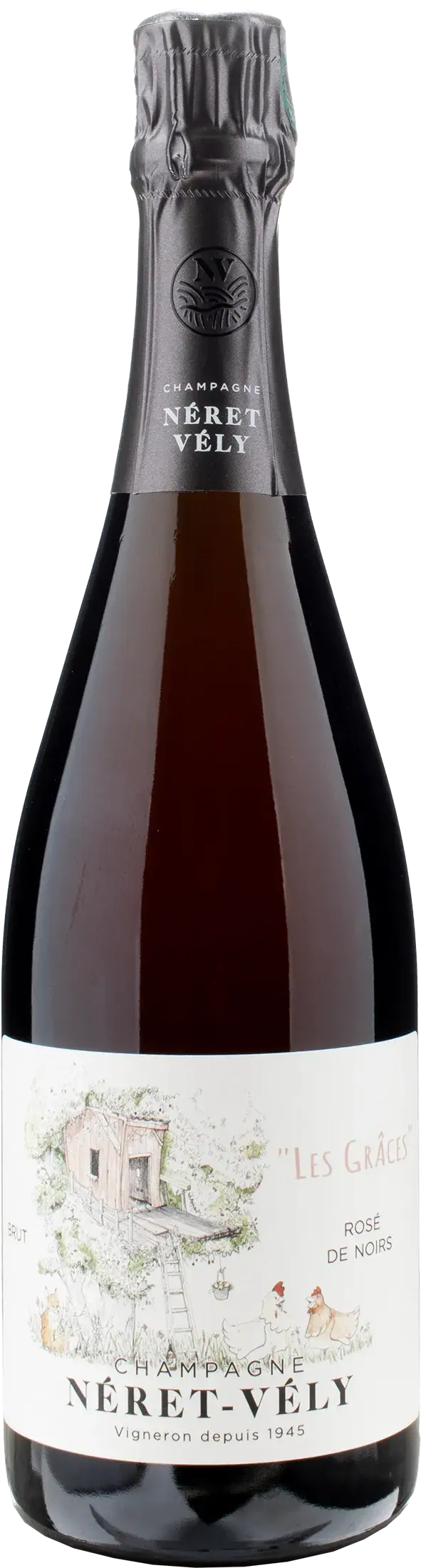 Neret Vely Champagne Rosè de Noirs Les Graces Extra Brut