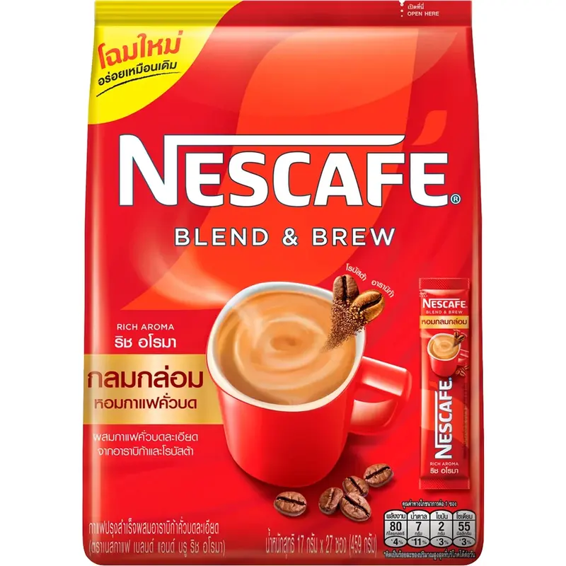 Nescafe 3-i-1 Rich Aroma Instantkaffe 472,5g
