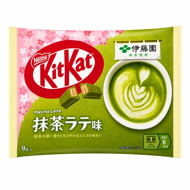Nestlé KitKat Matcha Latte Chokladvåfflor 104*(9st)