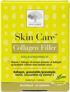 New Nordic Skin Care Collagen Filler 60 tabletter