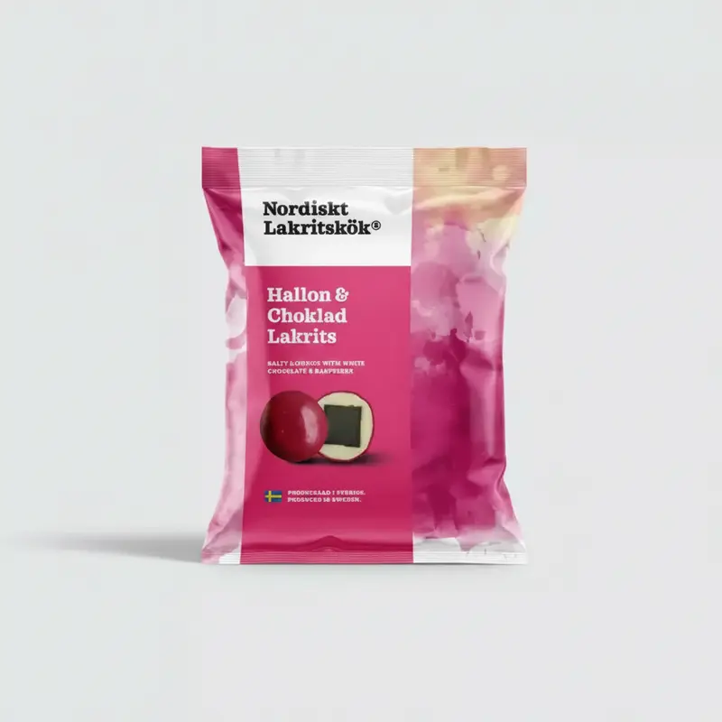NLK Hallon & Chokladlakrits 100g