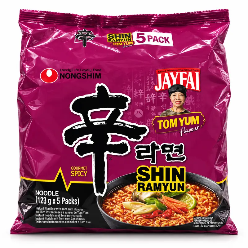 Nongshim Shin Ramyun Tom Yum 5-pack 615g
