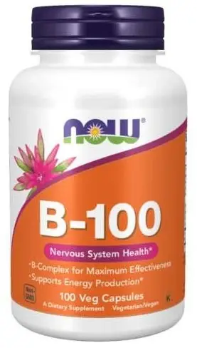 NOW Foods NOW0436 Vitamin B-100 - 100 veg caps