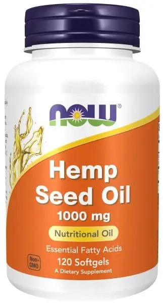 NOW Foods NOW1799 Hemp Seed Oil 1000 mg - 120 softgels
