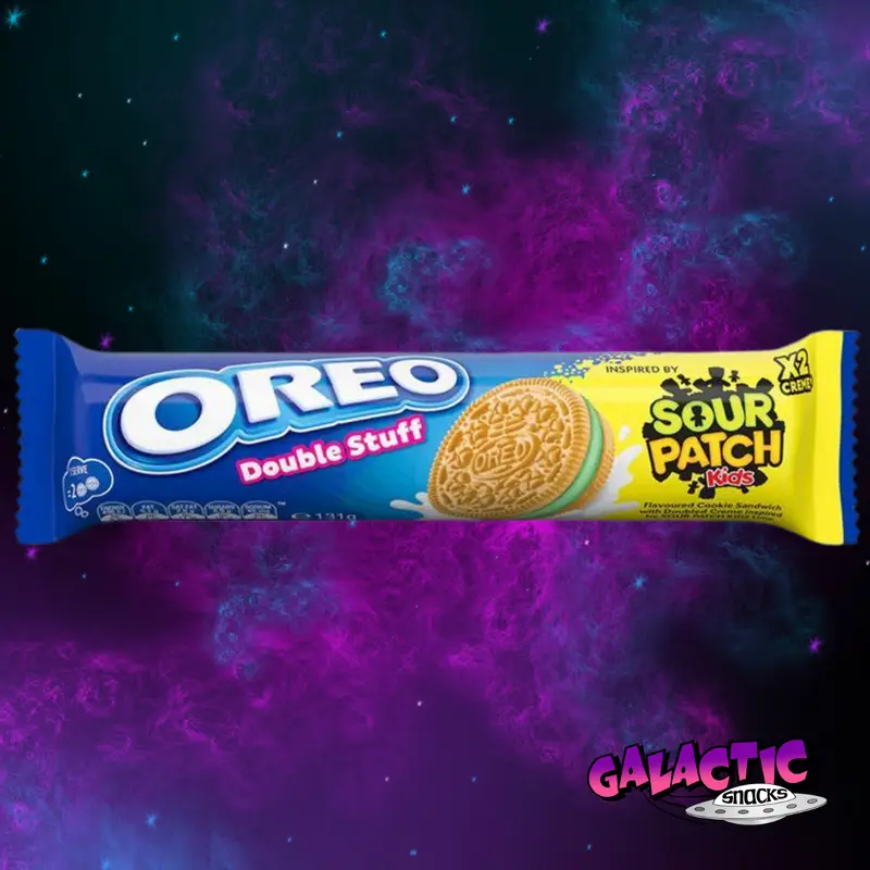 Oreo x Sour Patch Kids Double Stuff Lime - 136g (Australia)